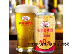 钓鱼岛罐装啤酒纯爽10°