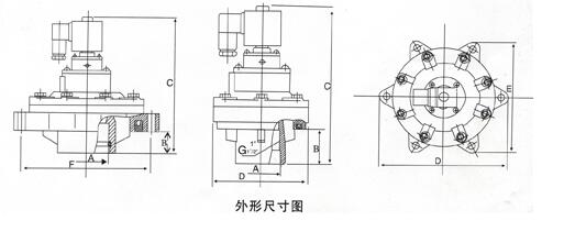 进口淹没式脉冲电磁阀结构图