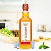 福益德纯亚麻籽油一级冷榨食用油500mL