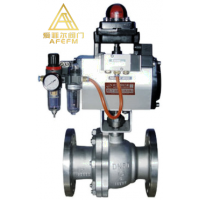 不锈钢 气动球阀 Q641F-16P 不锈钢气动球阀厂家