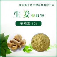 生姜提取物 姜辣素10% 生姜粉 厂家现货供应 植物提取物