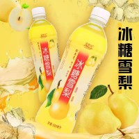 孟州欢乐多饮品金登河牌蜂冰糖雪梨500ml厂家直供，0客诉