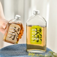 果汁瓶果汁玻璃瓶果茶瓶子厂家200ml300ml500ml