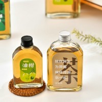 冷泡茶瓶冷淬茶瓶子咖啡瓶茶饮玻璃瓶子300ml500ml