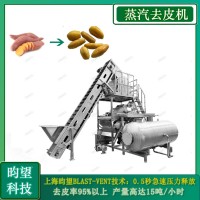 全自动山药 红薯全自动蒸汽去皮机