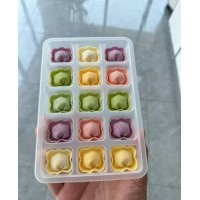 PP材质抗冷冻，分格饺子盒防粘易取，锁住新鲜